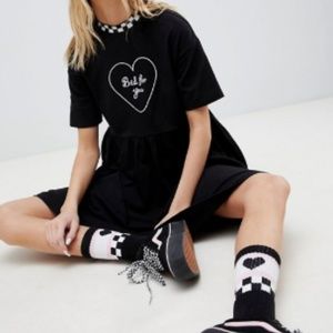 Vans x Lazy Oaf Bad for You Dress Large